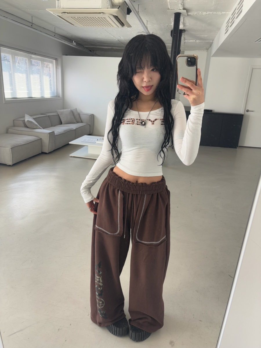 SHOTGUN東大門實拍女士新款熱賣時尚真品休閑人氣25春夏休閑褲SHOTGUN休閑褲