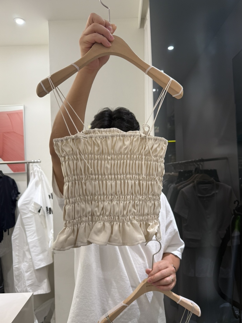 MEMO CLASSIC東大門代購女士新品25春夏休閑人氣職業吊帶背心MEMO CLASSIC吊帶/背心