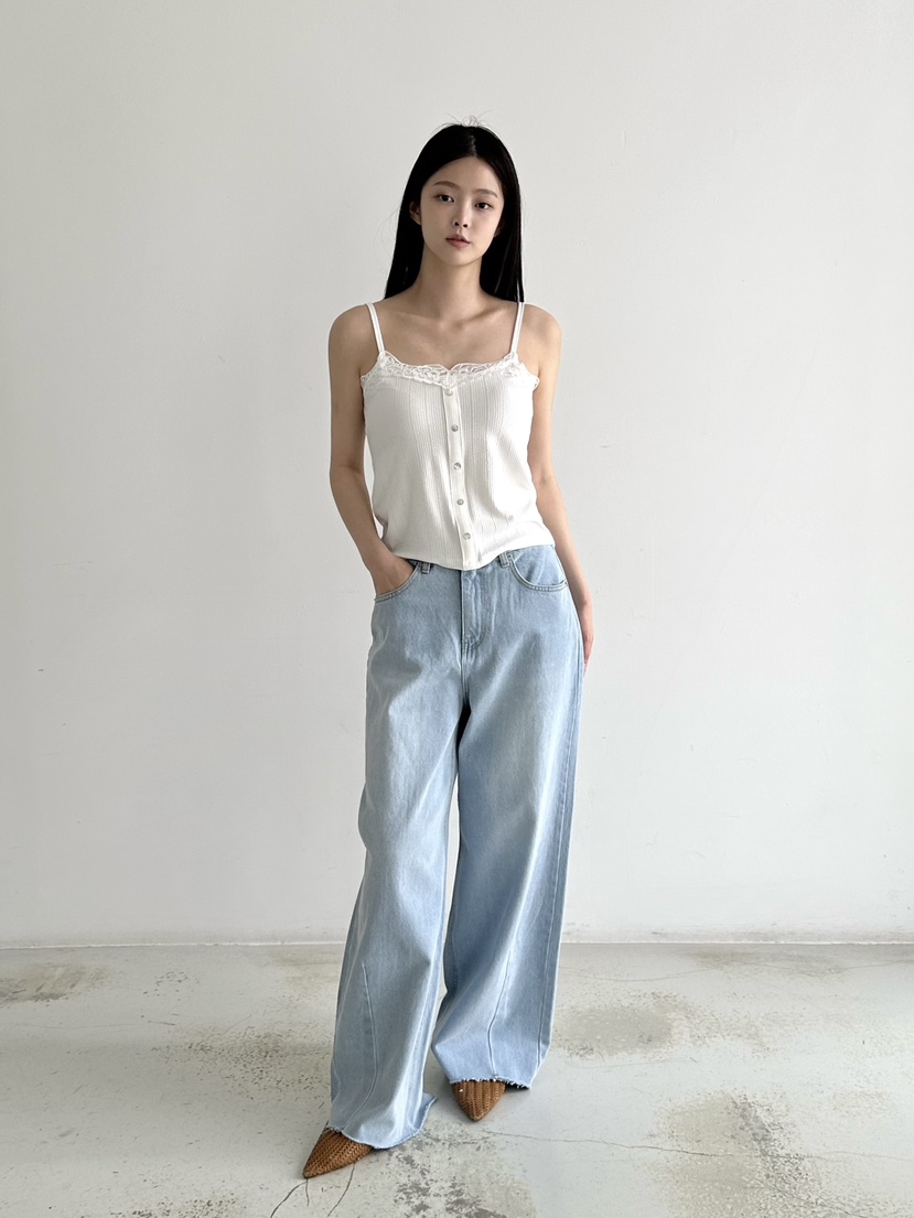 HEIZE東大門代購女裝新款休閑熱賣時尚真品25春夏職業吊帶背心HEIZE吊帶/背心