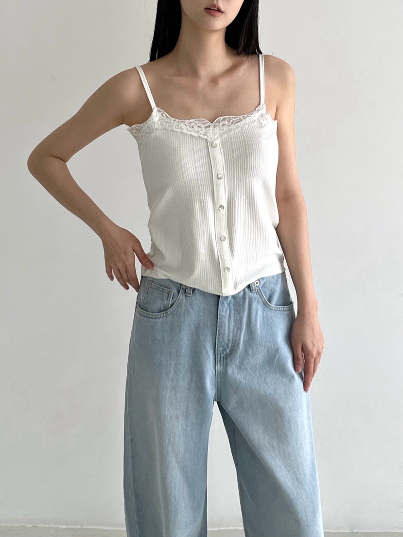 HEIZE東大門代購女裝新款休閑熱賣時尚真品25春夏職業吊帶背心HEIZE吊帶/背心