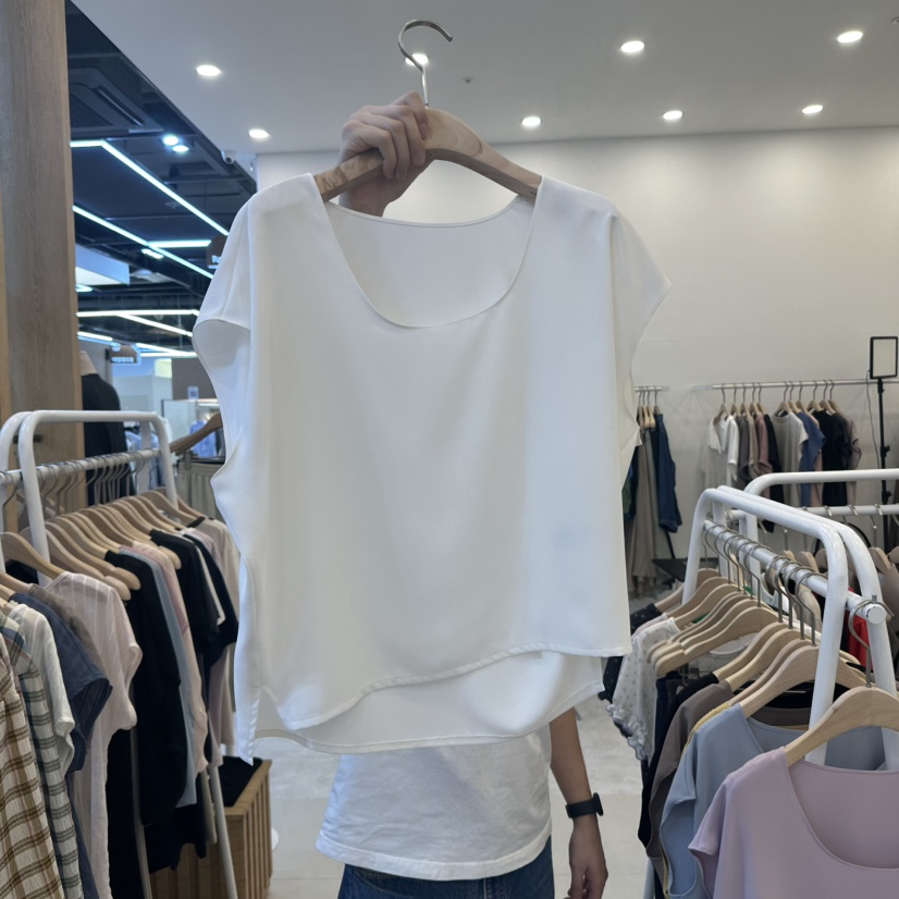 FUNNY POWDER韓國代購女士新品休閑時尚人氣職業襯衫蕾絲衫THE FUNNY襯衫/蕾絲衫圖色2