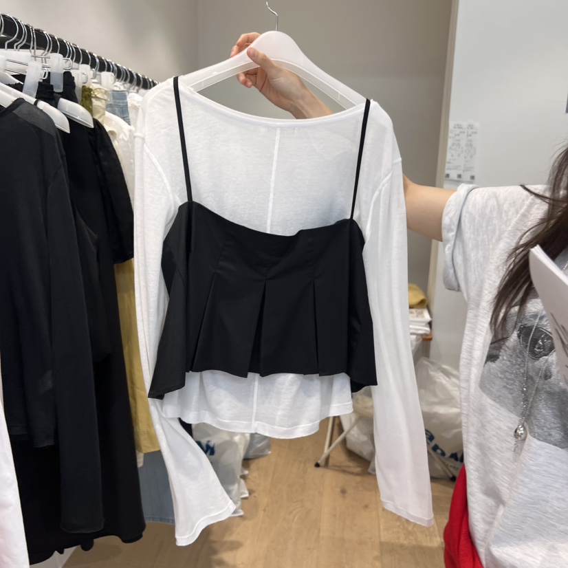 RUMIRU/AWEAR韓國代購女裝新品休閑職業真品吊帶背心不含內搭awear/RUMIRU吊帶/背心