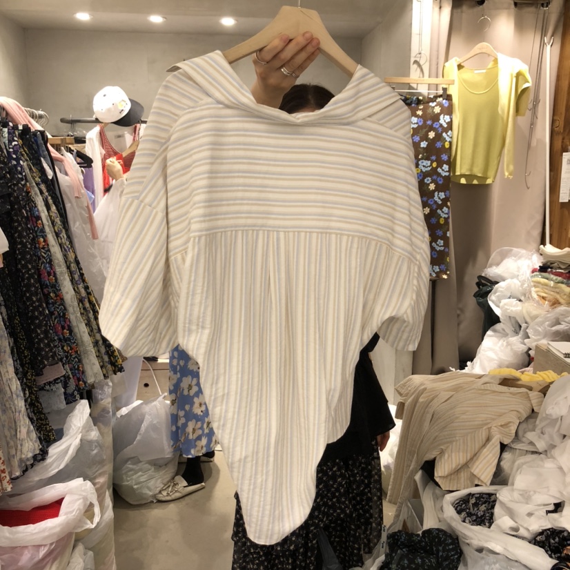 LOGROAD韓國代購女士新款推薦職業真品熱賣25春夏襯衫蕾絲衫LOG ROAD襯衫/蕾絲衫