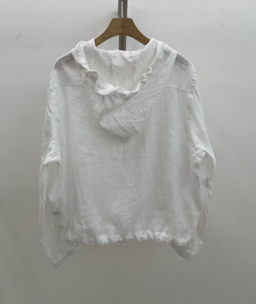 1 2ILLY-S韓國直郵女裝新品真品休閑25春夏襯衫蕾絲衫兜帽亞麻1 2ILLY/THE SIL襯衫/蕾絲衫