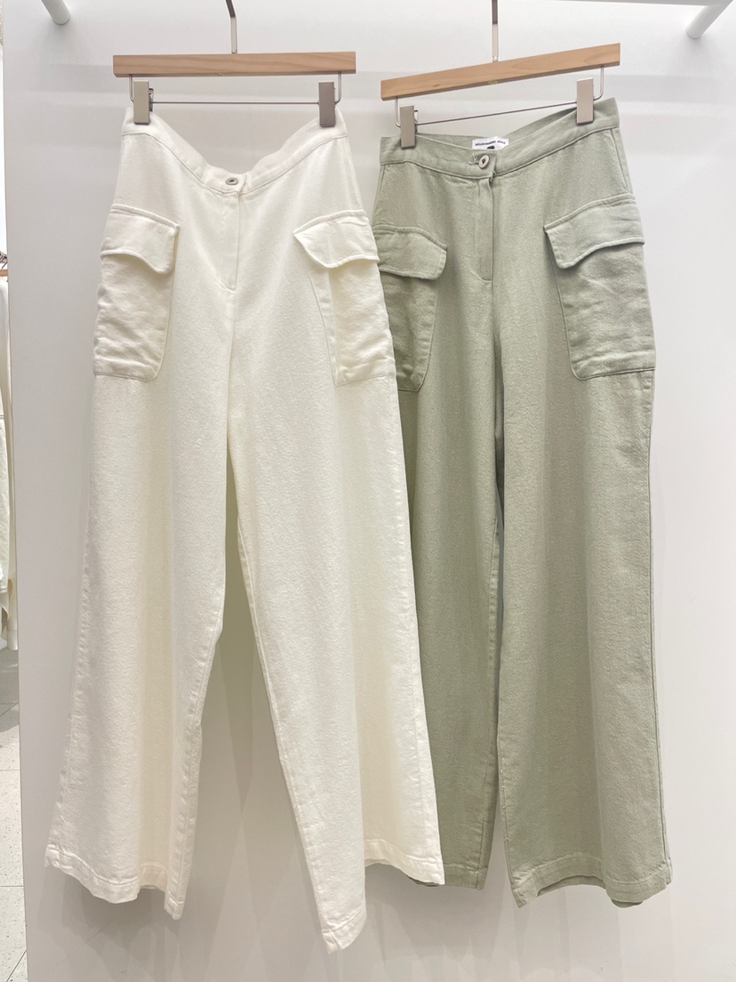 NYLON東大門實拍女士新款時尚25春夏職業休閑熱賣休閑褲口袋NYLON休閑褲