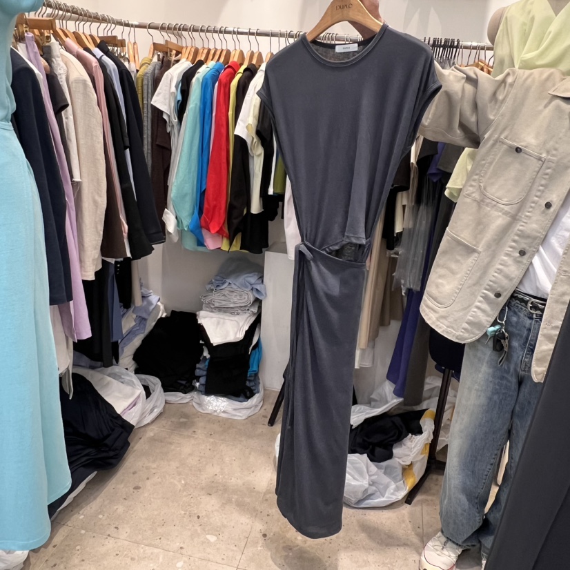 DUPLO東大門實拍女士新品真品時尚休閑推薦25春夏職業連衣裙DUPLO連衣裙圖色2