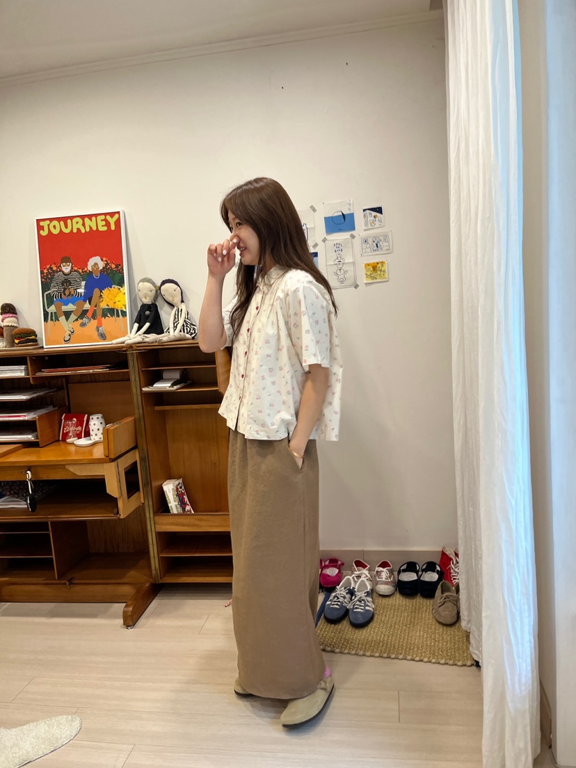 AT NOTE東大門代購女裝新品25春夏人氣推薦休閑長裙亞麻綁帶AT NOTE長裙