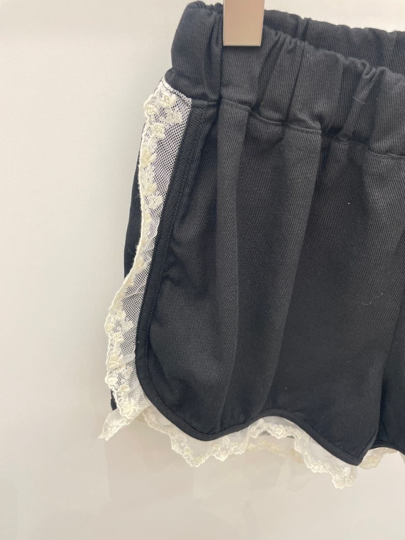 NYLON東大門實拍女士新品25春夏熱賣真品職業人氣推薦短褲蕾絲NYLON短褲