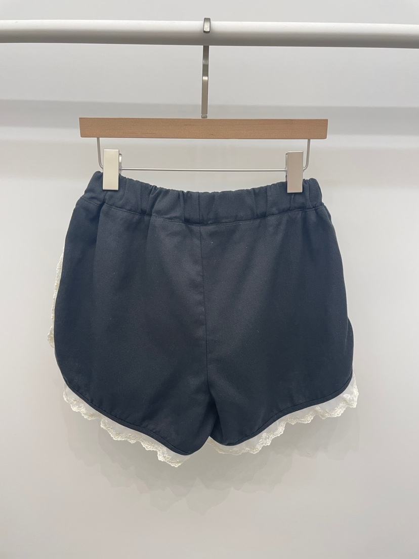 NYLON東大門實拍女士新品25春夏熱賣真品職業人氣推薦短褲蕾絲NYLON短褲