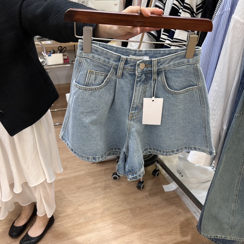 NEVER.1東大門實拍女士新品職業25春夏熱賣真品休閑時尚短褲NEVER.1短褲