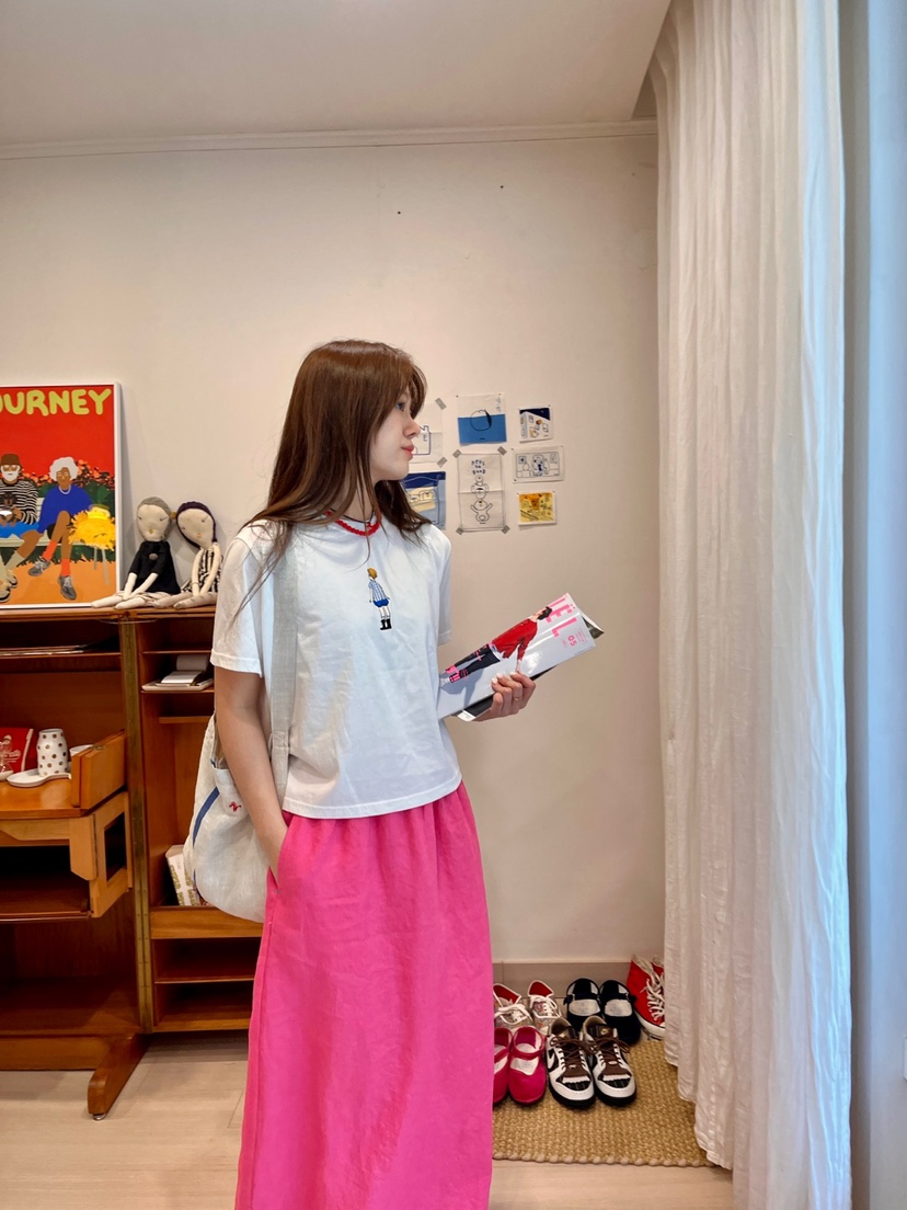 AT NOTE東大門實拍女士新品真品人氣時尚休閑25春夏T恤口袋AT NOTET恤