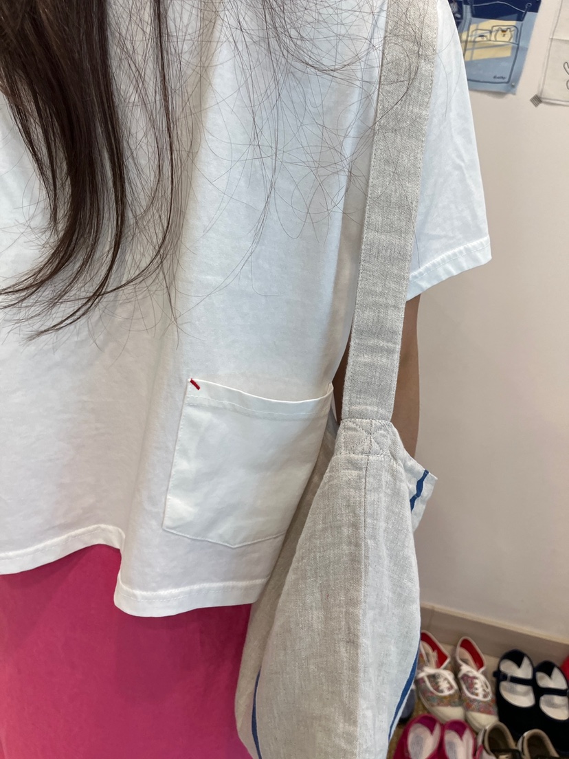 AT NOTE東大門實拍女士新品真品人氣時尚休閑25春夏T恤口袋AT NOTET恤