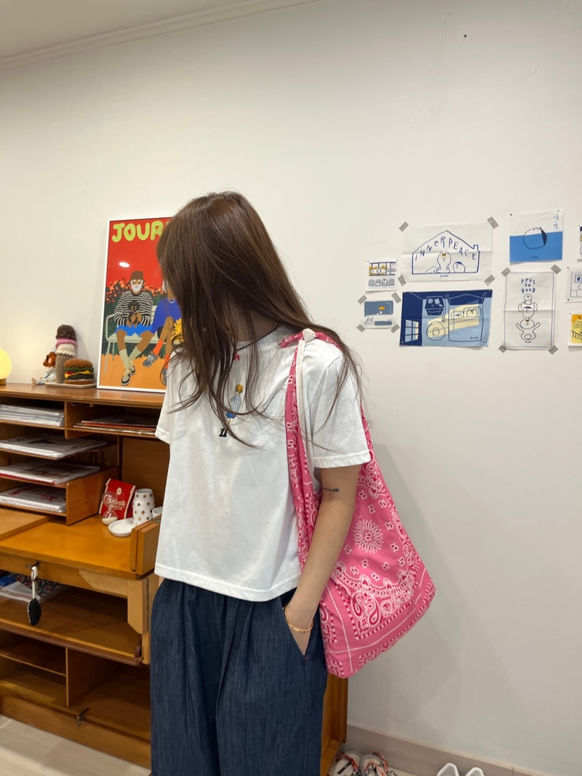 AT NOTE東大門實拍女士新品真品人氣時尚休閑25春夏T恤口袋AT NOTET恤