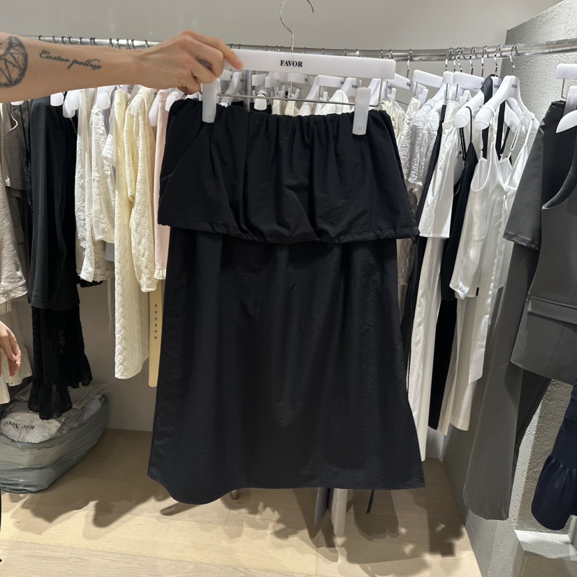 FAVOR-P東大門實拍女裝新品熱賣職業人氣25春夏休閑推薦長裙FAVOR長裙圖色2