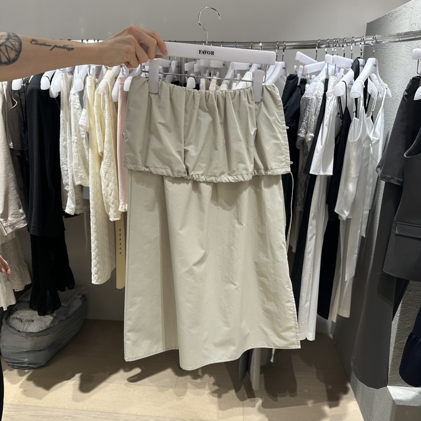 FAVOR-P東大門實拍女裝新品熱賣職業人氣25春夏休閑推薦長裙FAVOR長裙圖色3