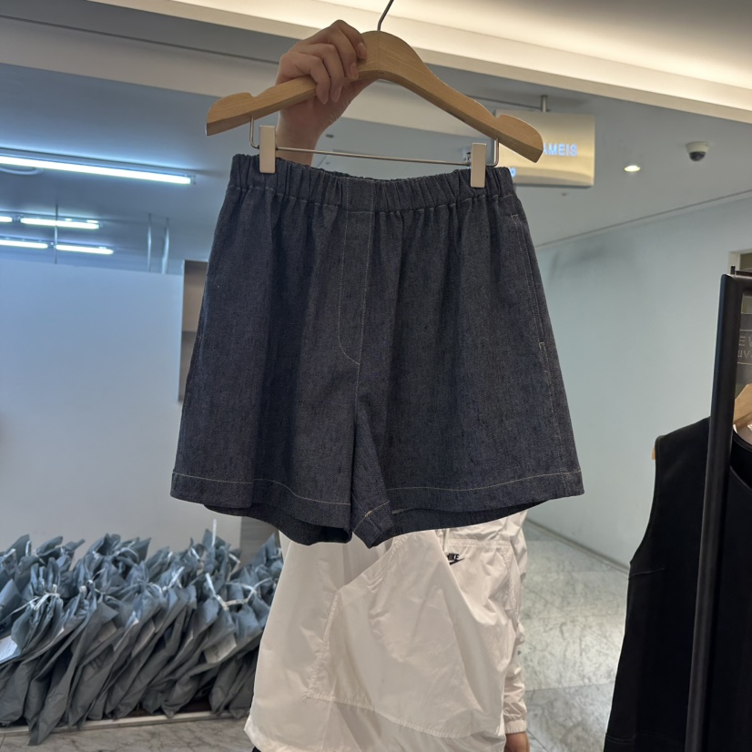 OVU東大門代購女士新款真品人氣時尚休閑推薦熱賣職業短褲亞麻OVU短褲圖色2