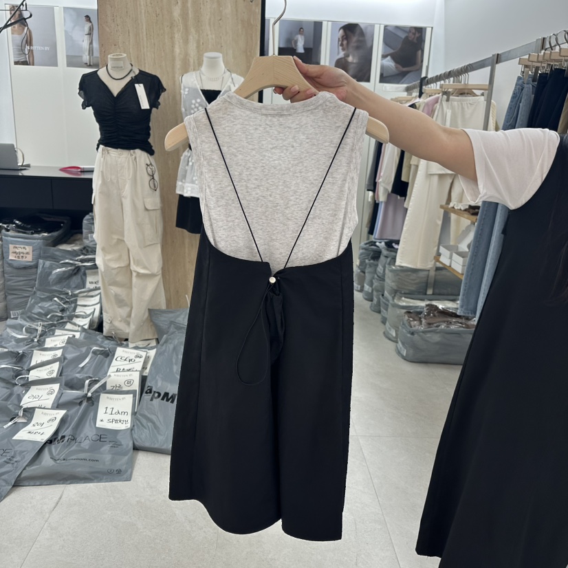 WRITTEN BY韓國代購女裝新品真品時尚熱賣推薦連衣裙不含內搭WRITTEN BY連衣裙