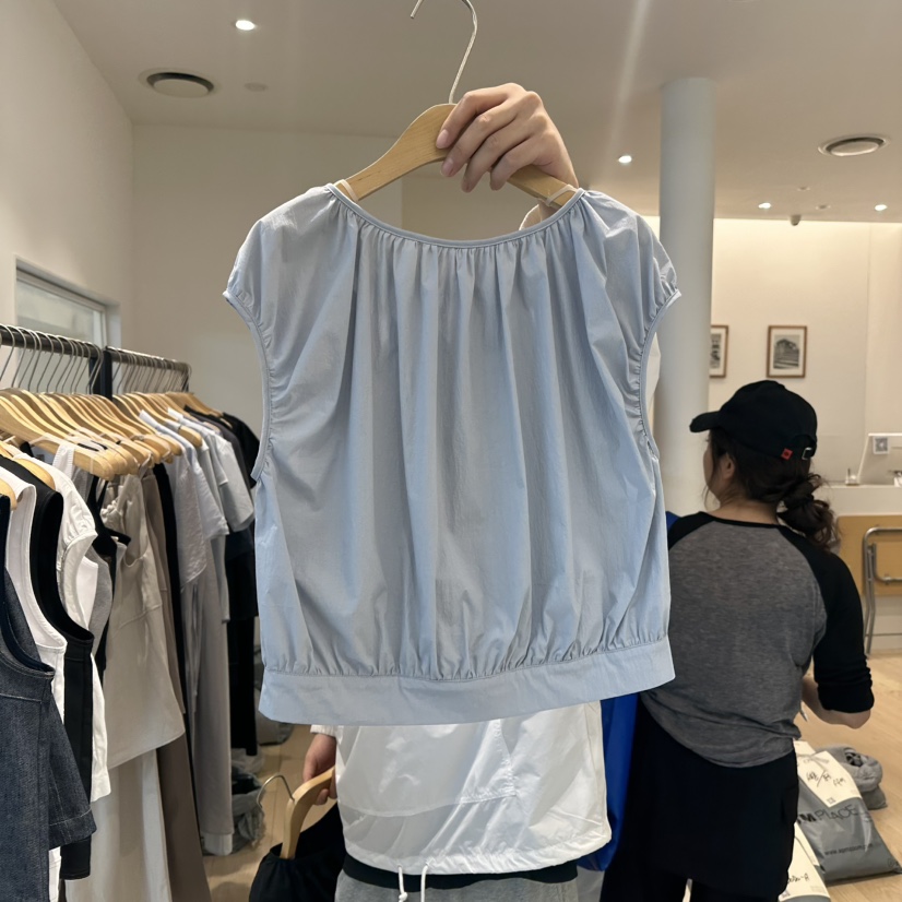 OVU東大門代購女裝新款25春夏真品休閑時尚人氣推薦襯衫蕾絲衫OVU襯衫/蕾絲衫圖色2