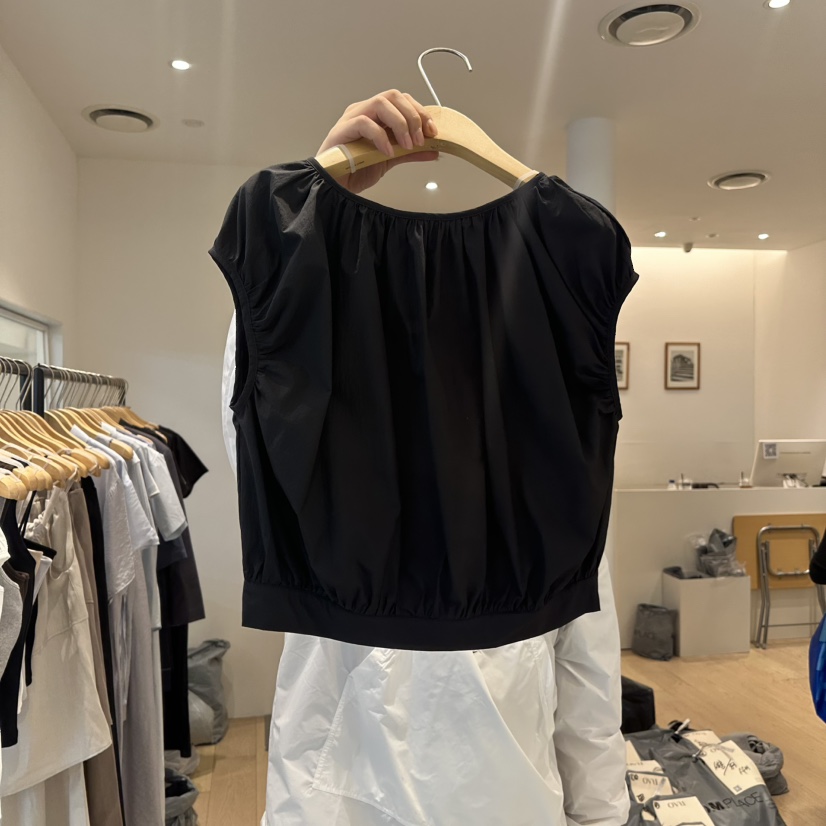 OVU東大門代購女裝新款25春夏真品休閑時尚人氣推薦襯衫蕾絲衫OVU襯衫/蕾絲衫圖色3
