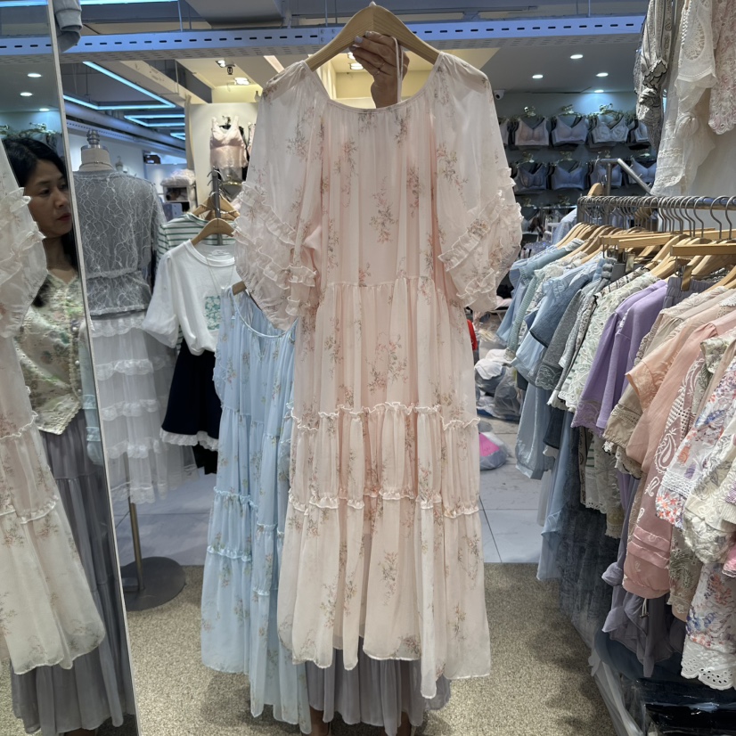 空韓國代購女士新品人氣25春夏時尚推薦真品熱賣職業連衣裙BELITA連衣裙