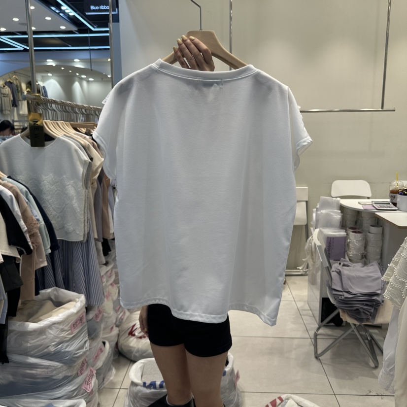 BLUE RIBBON東大門實拍女裝新品時尚推薦職業休閑25春夏T恤BLUE RIBBONT恤