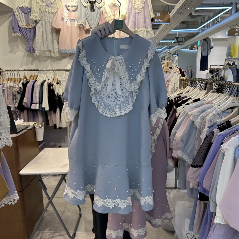 PAPA韓國代購女士新品真品休閑25春夏時尚推薦熱賣人氣連衣裙PAPA連衣裙圖色2