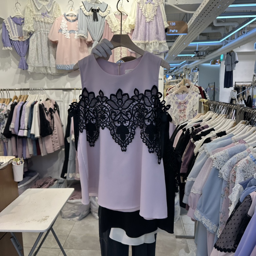 PAPA東大門代購女裝新款熱賣25春夏職業人氣休閑推薦吊帶背心PAPA吊帶/背心