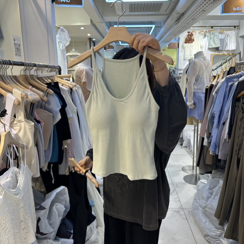 HARU東大門實拍女士新品休閑人氣真品熱賣推薦時尚吊帶背心HARU吊帶/背心圖色2