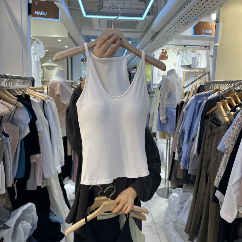 HARU東大門實拍女士新品休閑人氣真品熱賣推薦時尚吊帶背心HARU吊帶/背心圖色4