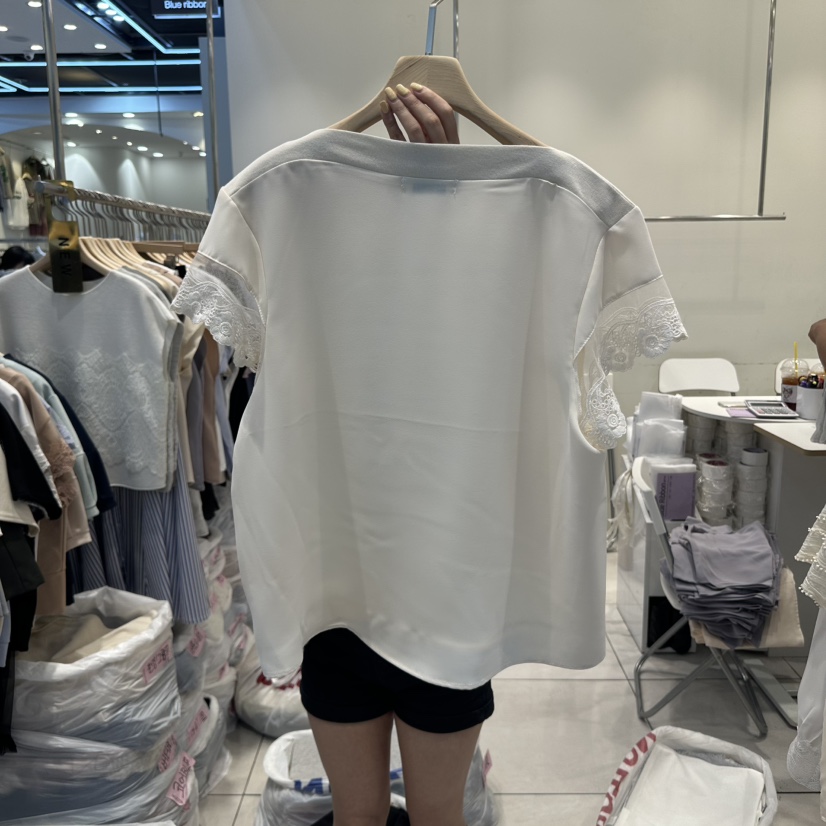 BLUE RIBBON東大門直郵女士新品真品職業熱賣25春夏時尚T恤BLUE RIBBONT恤
