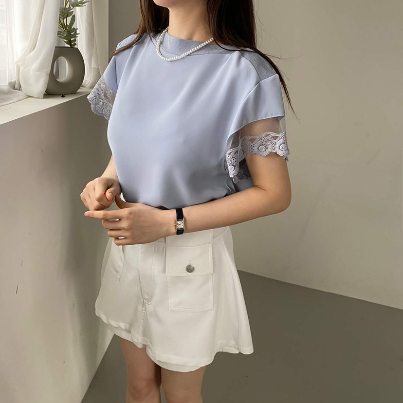 BLUE RIBBON東大門直郵女士新品真品職業熱賣25春夏時尚T恤BLUE RIBBONT恤