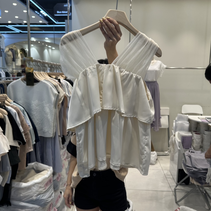 BLUE RIBBON東大門直郵女裝新款25春夏真品時尚休閑吊帶背心BLUE RIBBON吊帶/背心
