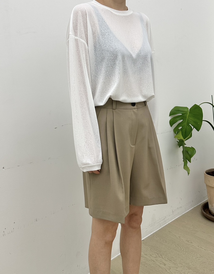BUT韓國㊣直郵東大門代購女裝新品25春夏休閑人氣時尚熱賣短褲button短褲