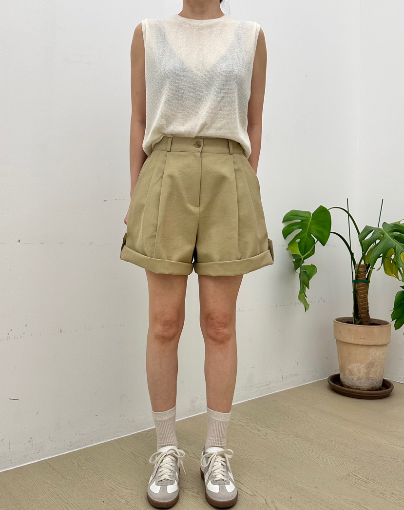BUT韓國直郵㊣女裝新品時尚人氣熱賣25春夏休閑推薦短褲button短褲