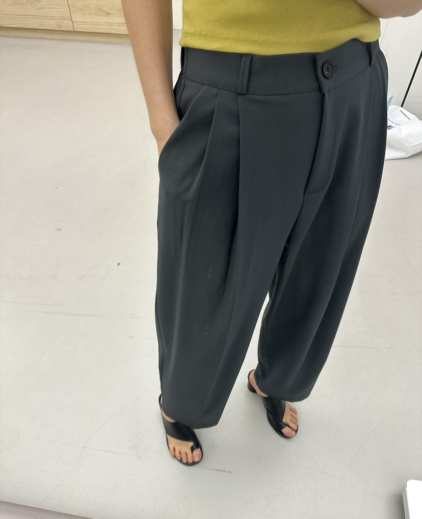 BUT直郵韓國代購㊣女裝新品人氣推薦25春夏時尚休閑正裝褲西褲button正裝褲/西褲