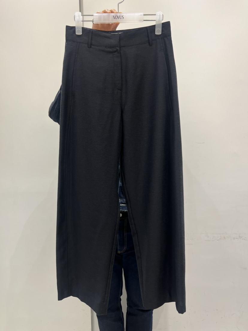 NOVUS韓國㊣直郵東大門代購女裝新品時尚休閑褲不含腰帶亞麻NOVUS休閑褲圖色3