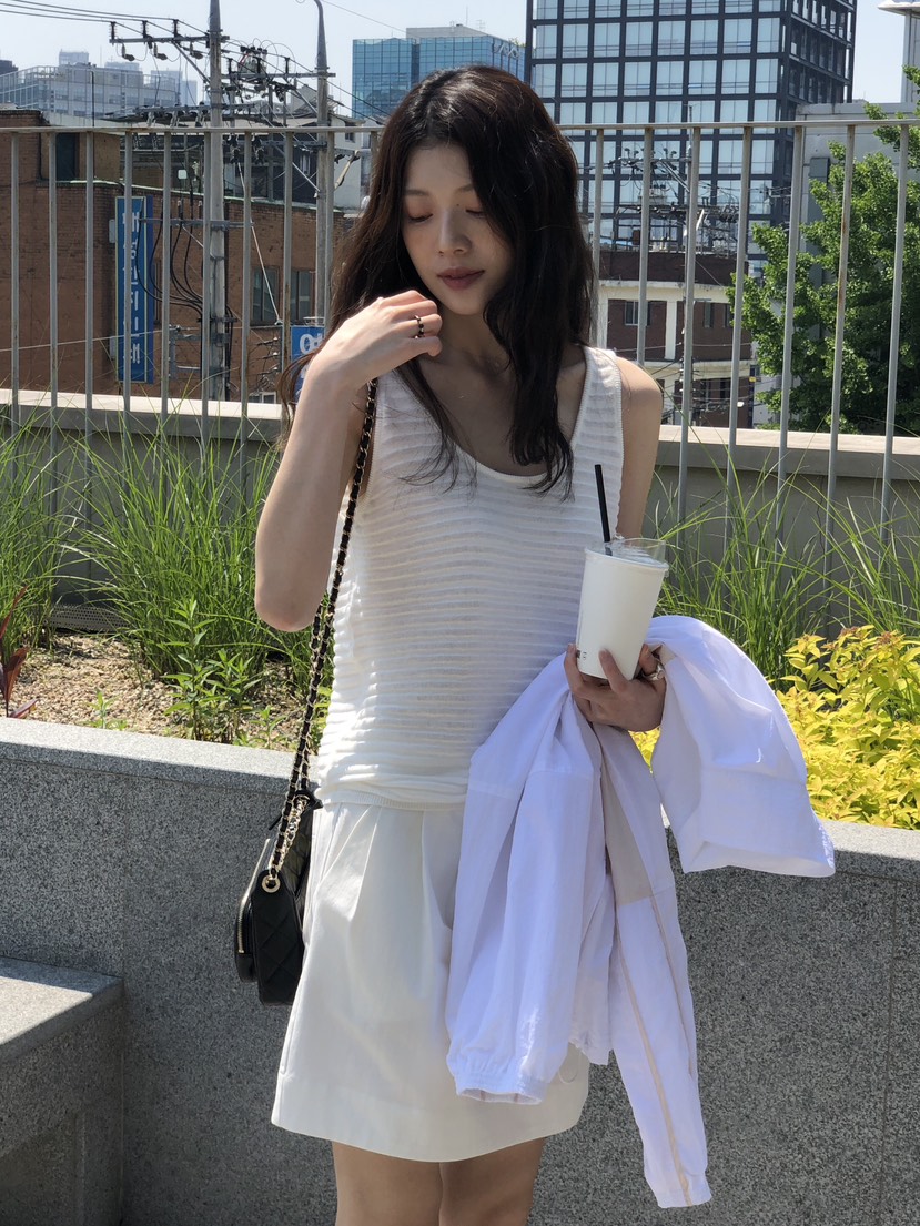 ERUME韓國㊣直郵東大門代購女裝新款時尚推薦25春夏吊帶背心ERUME吊帶/背心