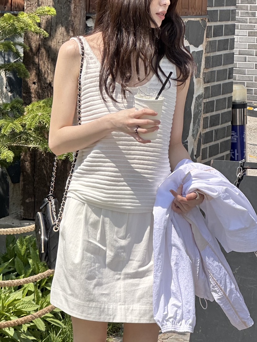ERUME韓國㊣直郵東大門代購女裝新款時尚推薦25春夏吊帶背心ERUME吊帶/背心