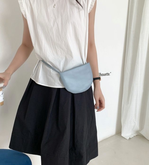 POSH BLUE直郵韓國代購㊣女裝新品休閑25春夏時尚單肩斜跨包POSH BLUE單肩/斜跨包