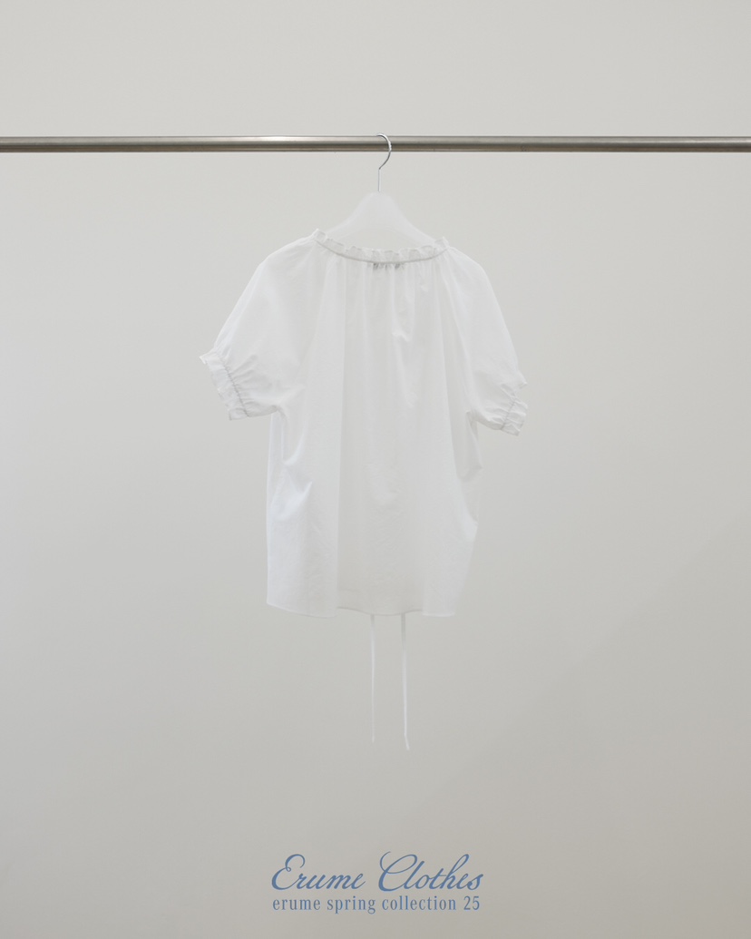 ERUME韓國㊣直郵東大門代購女裝新款時尚25春夏人氣襯衫蕾絲衫ERUME襯衫/蕾絲衫
