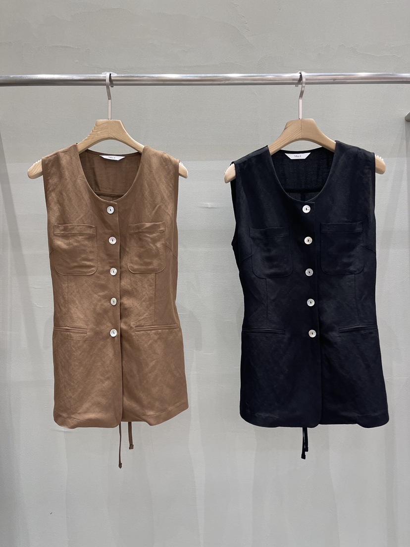 THE MUI韓國直郵㊣東大門實拍女裝新品人氣休閑熱賣推薦馬甲Mu:i-A馬甲