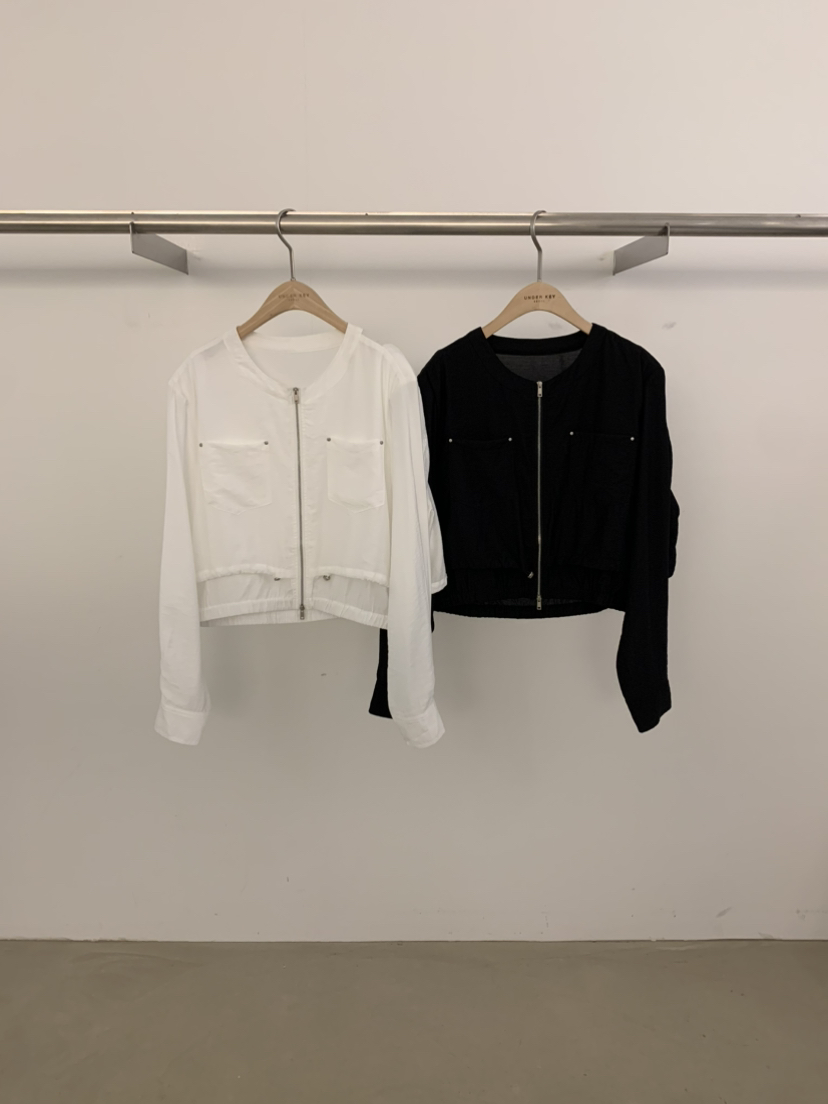 UNDER KEY韓國直郵㊣東大門實拍女裝新品休閑時尚25春夏夾克UNDER KEY夾克