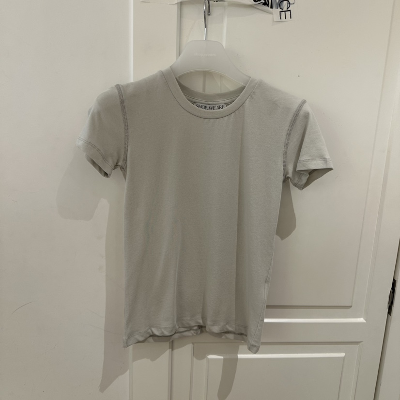 WE ARE/WELOVER韓國直郵㊣東大門實拍女裝新品休閑熱賣T恤SHOP_WE ARET恤圖色3