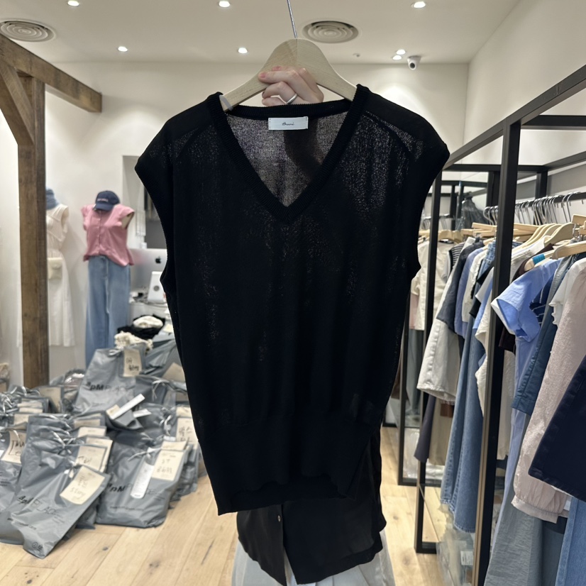 BRUNI/RICOTTA韓國直郵㊣女裝新品25春夏休閑熱賣吊帶背心BRUNI/RICOTTA吊帶/背心圖色2
