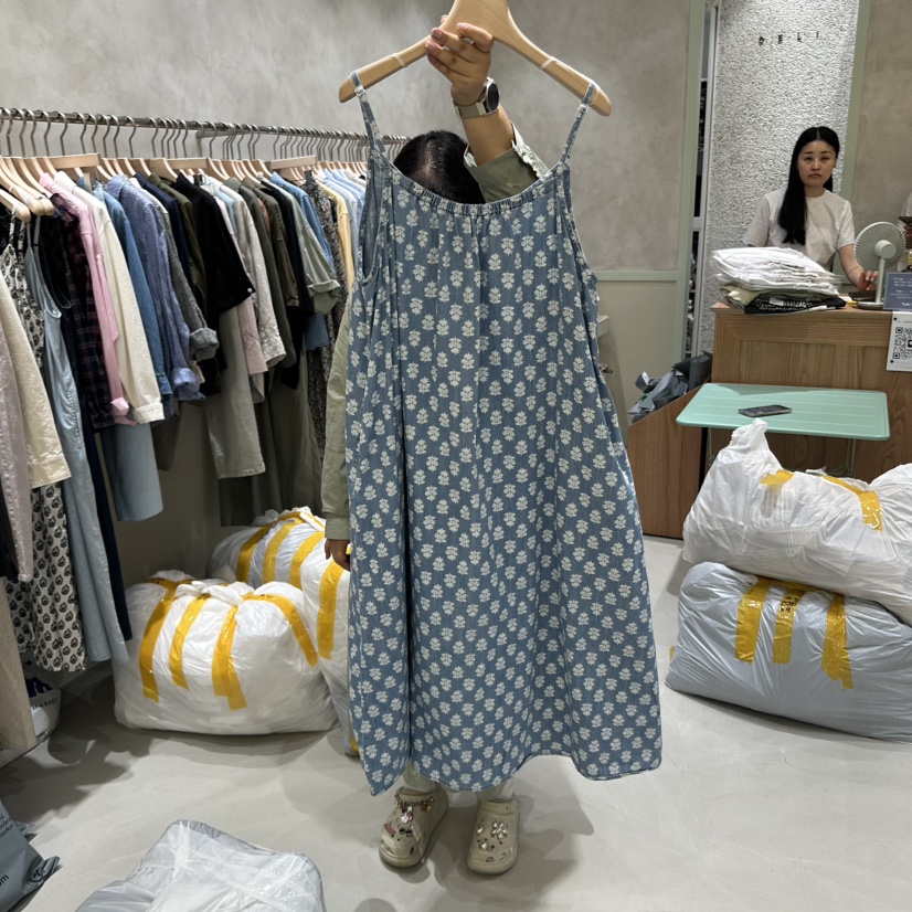 DELI JENNY韓國直郵㊣東大門實拍女裝新款休閑25春夏連衣裙DELI JENNY連衣裙