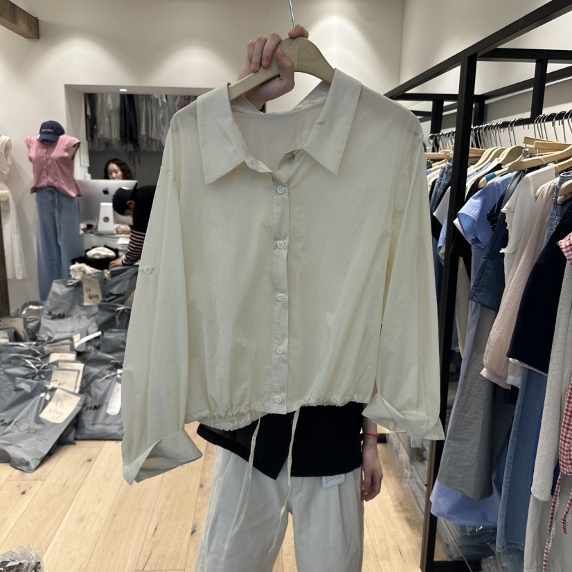 BRUNI/RICOTTA韓國直郵㊣女裝新品人氣推薦25春夏襯衫蕾絲衫BRUNI/RICOTTA襯衫/蕾絲衫