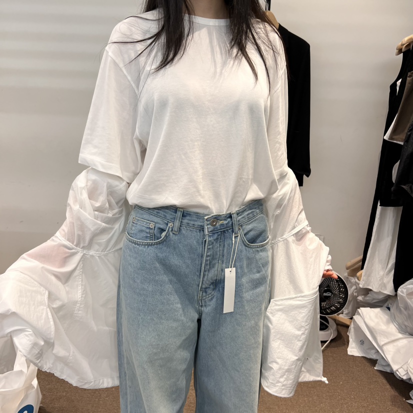 OBJECT韓國直郵㊣女裝新品25春夏熱賣休閑人氣時尚推薦T恤OBJECTT恤圖色4