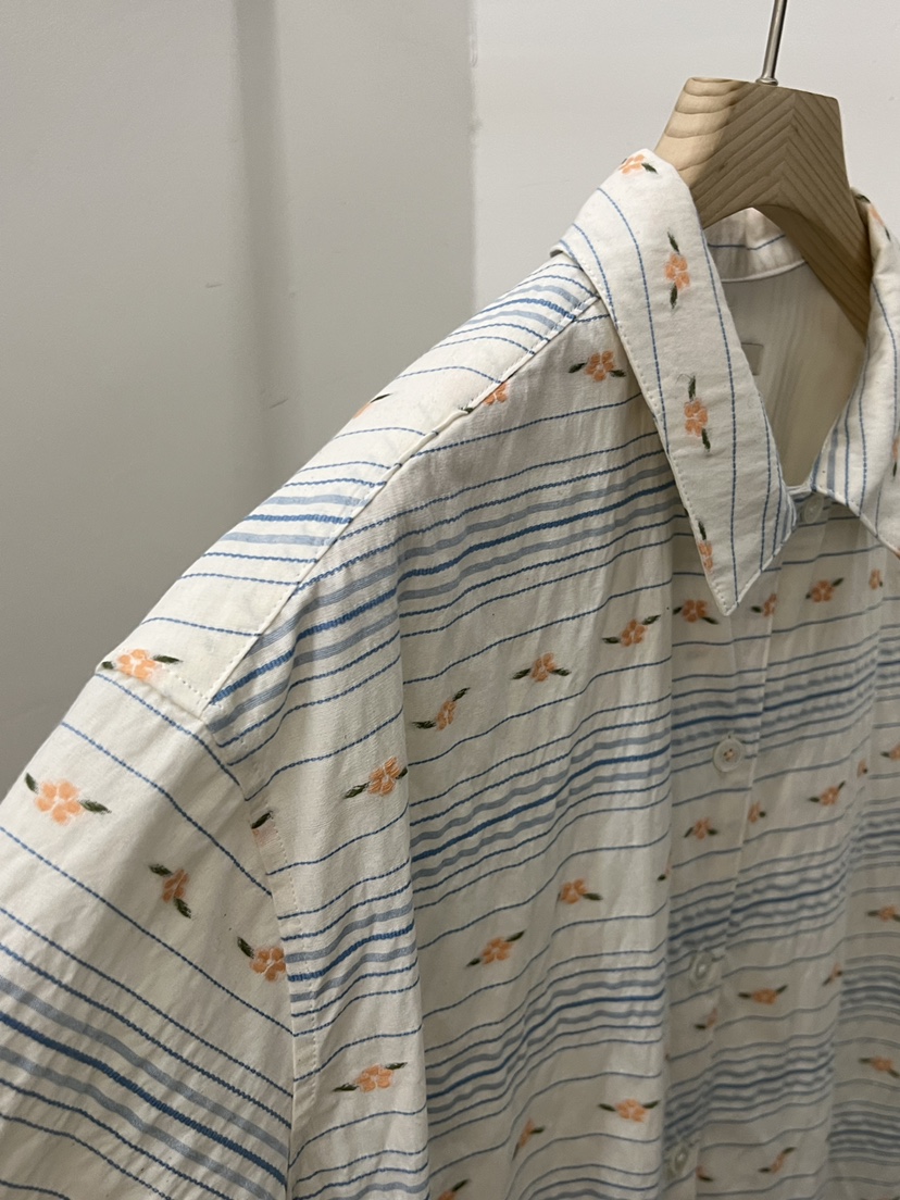REGULARLY/PLACOR韓國㊣直郵東大門代購女裝新品25春夏襯衫蕾絲衫刺繡REGULARLY/PLACOR襯衫/蕾絲衫