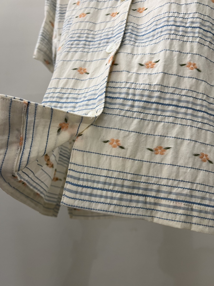 REGULARLY/PLACOR韓國㊣直郵東大門代購女裝新品25春夏襯衫蕾絲衫刺繡REGULARLY/PLACOR襯衫/蕾絲衫