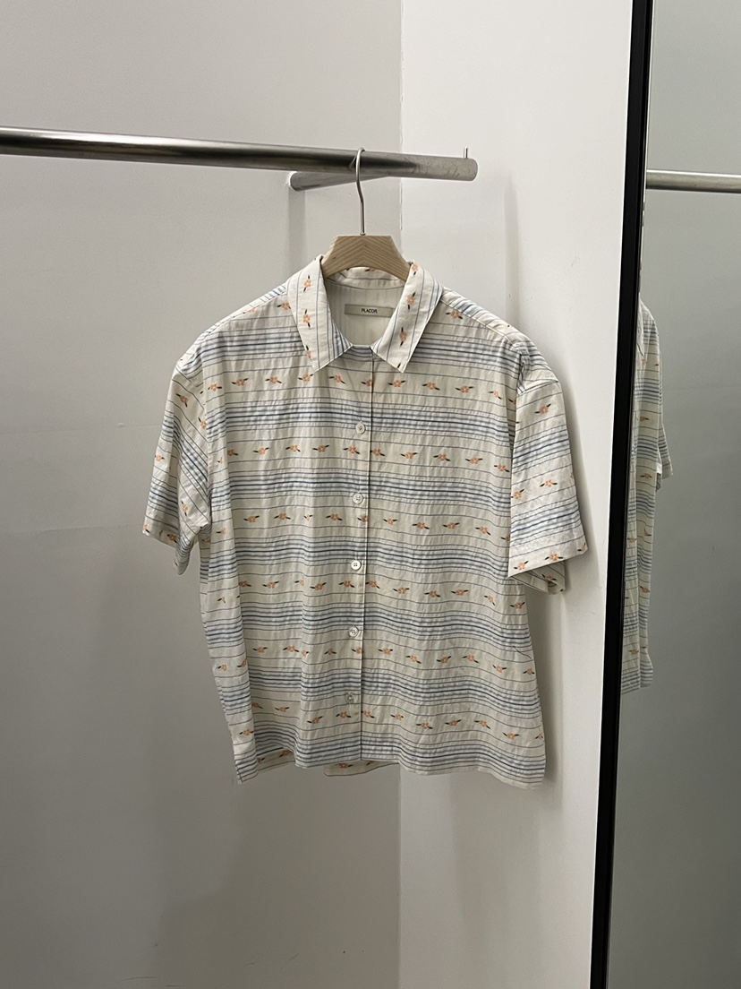 REGULARLY/PLACOR韓國㊣直郵東大門代購女裝新品25春夏襯衫蕾絲衫刺繡REGULARLY/PLACOR襯衫/蕾絲衫圖色1